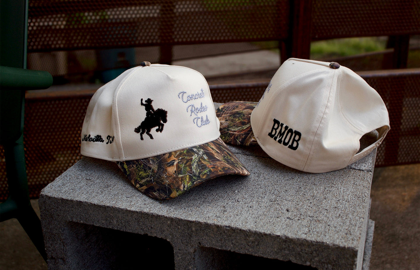 Concrete Rodeo Club Camo Brim Snapback